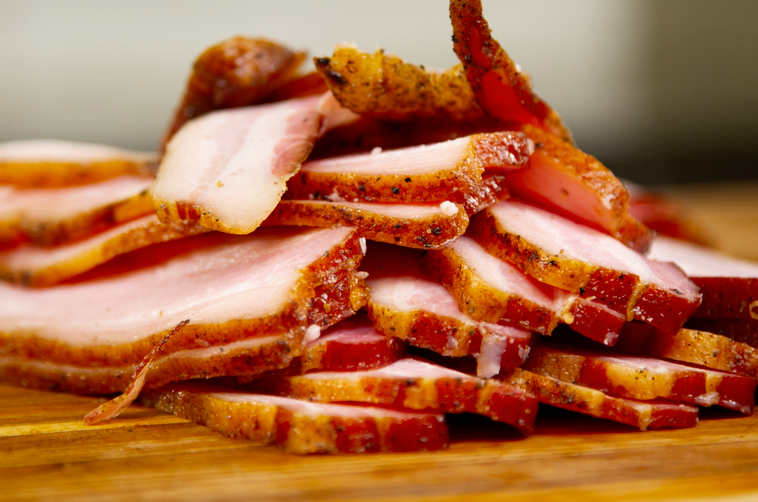 Smoked Cured Bacon on a Stick Recipe